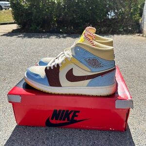 Air Jordan 1 Mid SE “Fearless Maison Château Rouge” – Men’s 9.5 / Women’s 11